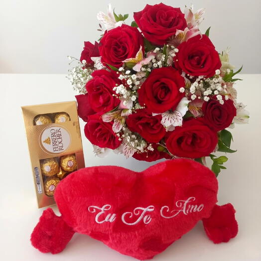 Buque de Rosas, Coração e Ferrero Rocher