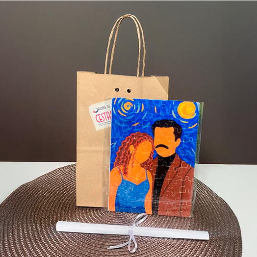 Quebra-Cabeça Personalizado com Foto ou Tema – 13cm x 18cm