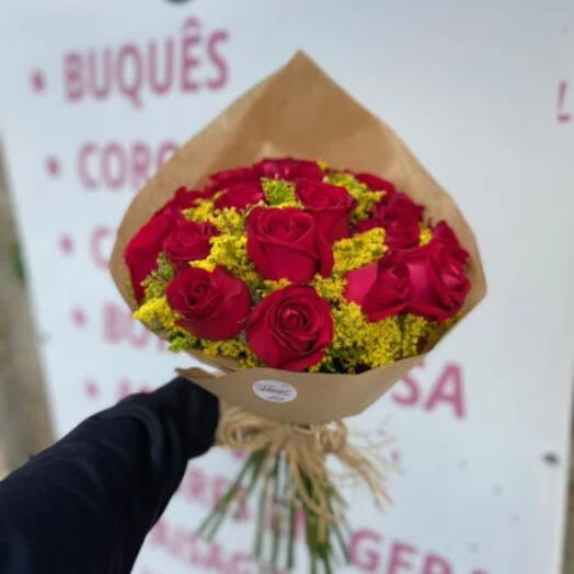 Buquê rustico de rosas