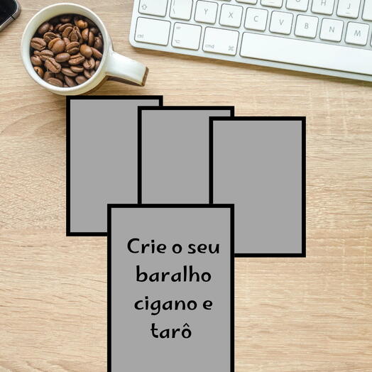 Baralho cigano e taro personalizados