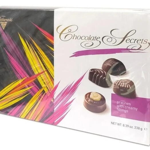 Caixa De Bombons Secrets Solidarnosc Importado 238g