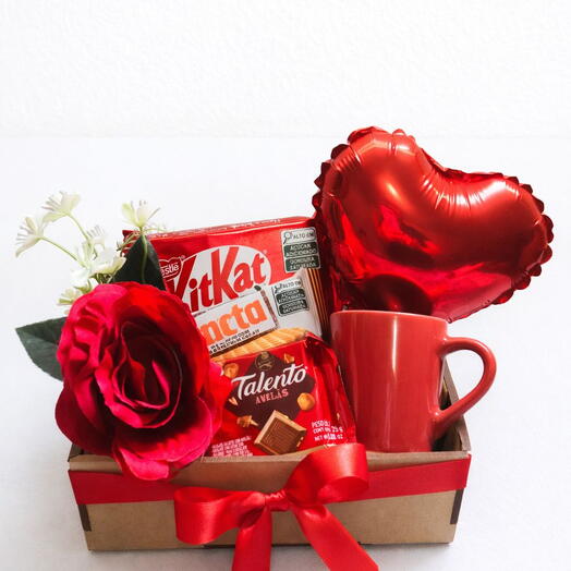 Kit de Presente Especial Apaixonado com Chocolates