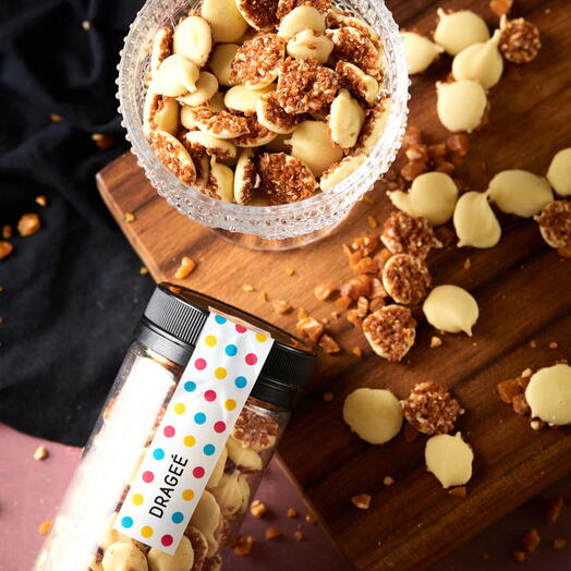 Gotas de Chocolate Belga Branco - Praline (200g)