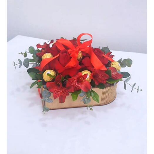 Caixa Coração Vermelho