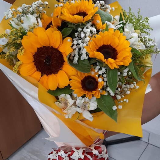 Bouquet 6 Girassois