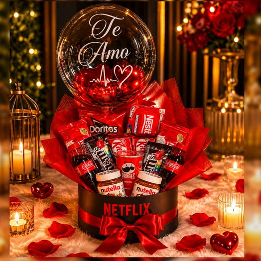 CESTA DE CHOCOLATE NETFLIX