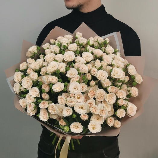 Buque de Rosas Inglesas Brancas