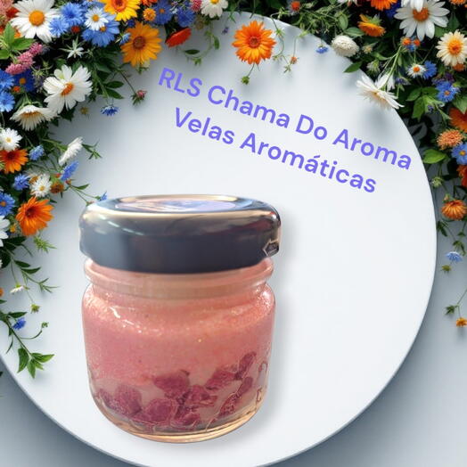 Vela Aromatica Baby Pink Flor de Cerejeira e Amora