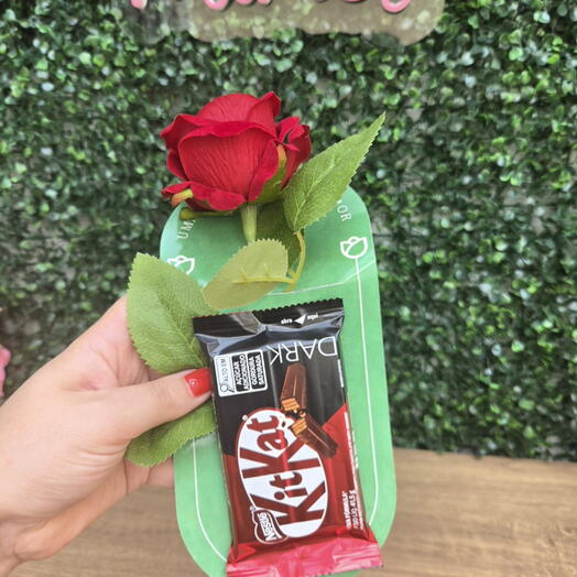 Rosa Unica e Kit Kat - ROSA ENCANTO