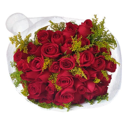 Buquê com 40 Rosas Vermelhas e Tango