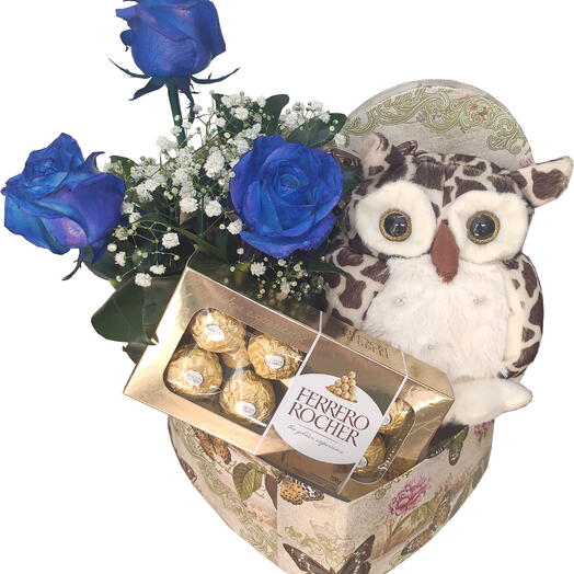 Box Floral Blue Encanto