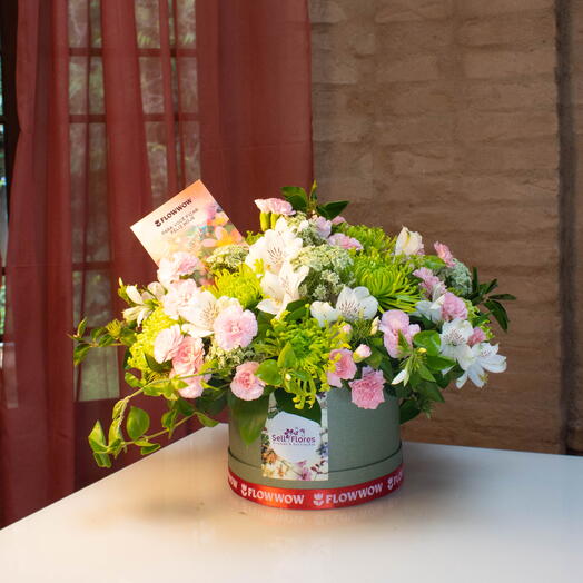 Flores em Caixa Green