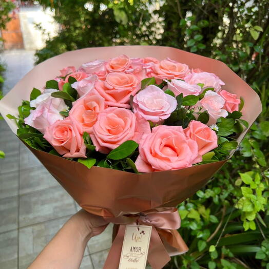 Buquê de 24 Rosas Rosa