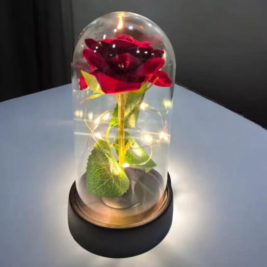 Rosa Encantada com Luz LED