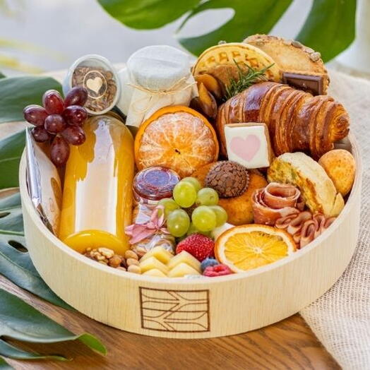 Cesta de Cafe da Manhã Experiência de Mãe