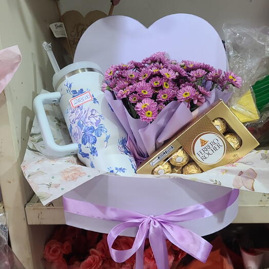 Box coração Mãe Amada