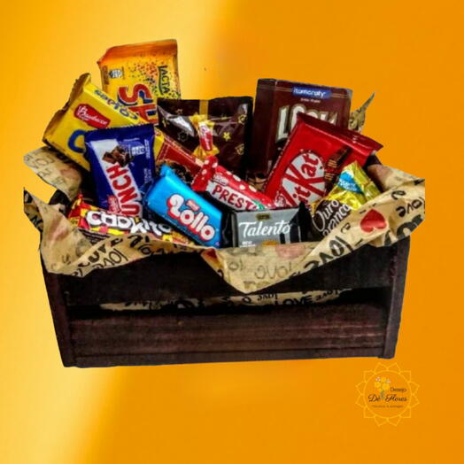 Cesta Festa no Caixote