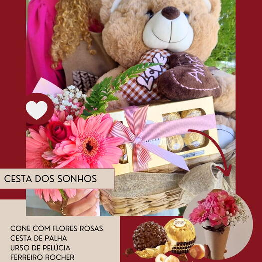 CESTA DOS SONHOS - COLEÇÃO NAMORADOS