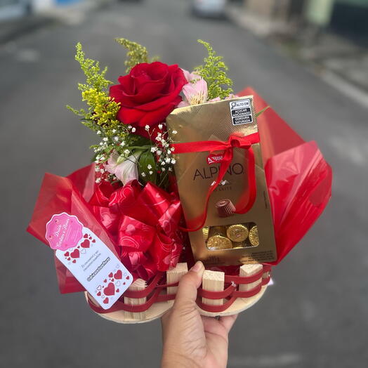 Flores em Caixa