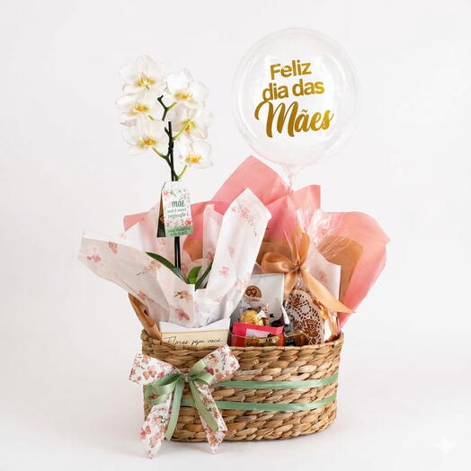 Cafe da Manhã com Orquidea Especial Dia das Mães