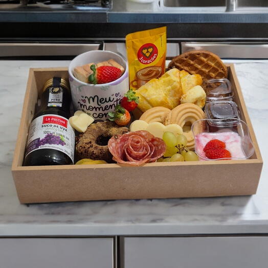 Cesta de Cafe da Manhã Momento Especial