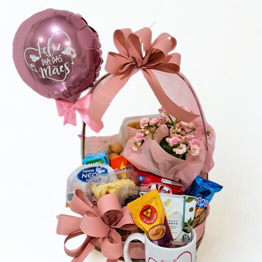 Cesta de Cafe Mãe Premium