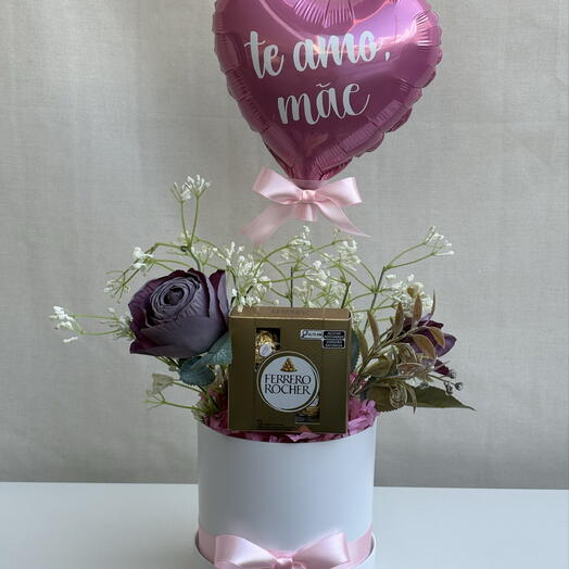 Box Floral Te Amo, Mãe