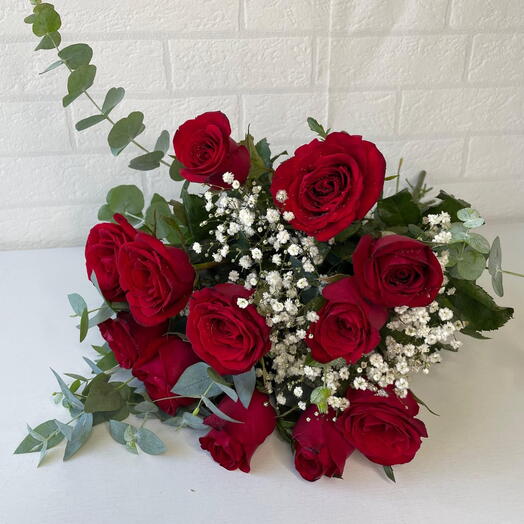 Buquê de 12 Rosas Tradicional