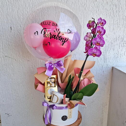 Bubble box Orquidea