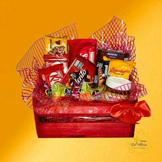Cesta Caixote Chocolatuds