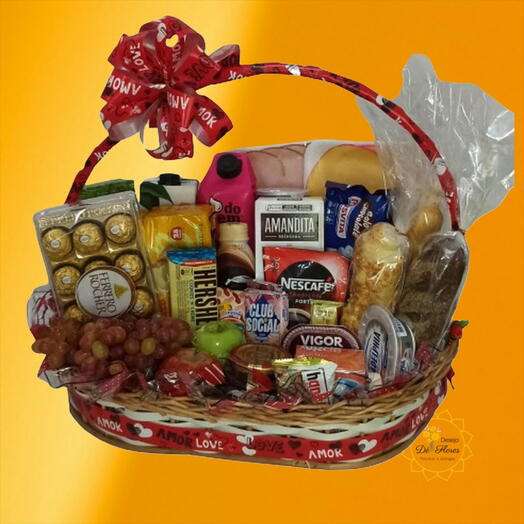 Cesta Love Completamente Feliz