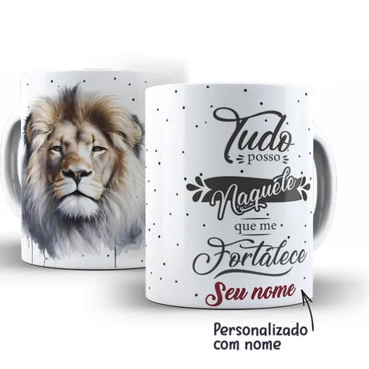 Caneca Evangelica Personalizada Com Nome - varios modelos a sua escolha