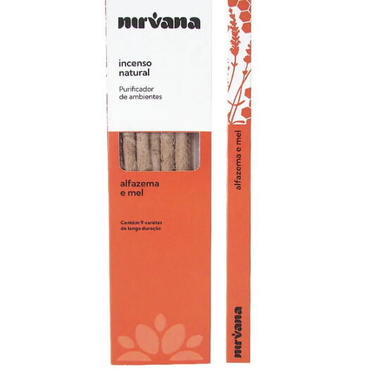 Incenso Natural Alfazema e Mel 100% Natural (9 Varetas)