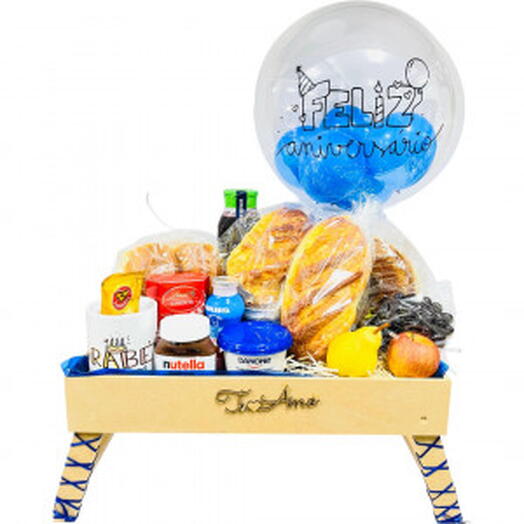 Cesta Cafe De Aniversario