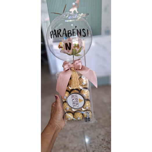 Ferrero Rocher com Balão Personalizado