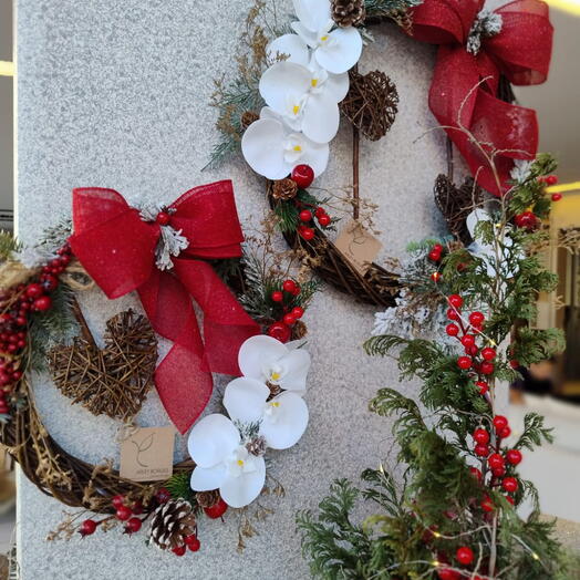 Guirlanda com Orquideas