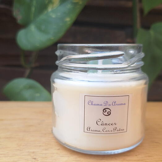 Câncer Vela Aromatica Signo Cor Aroma Pedra Classica