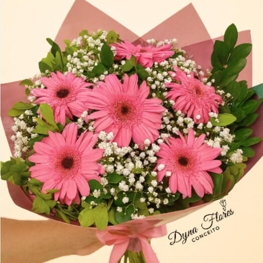 Buquê Delicadeza de Gerbera
