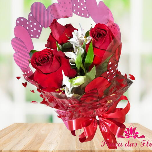 Buque Rosas Colombianas Meu Romance