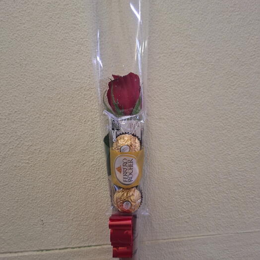 Rosa Embalada com Ferreiro