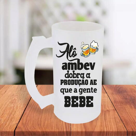 Caneca de Chopp " Alo Ambev"