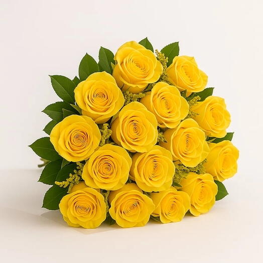 15 Rosas Amarelas