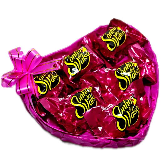 Coração c/6 Bombons Sonho de Valsa