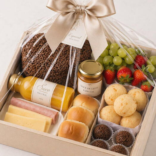 Cafe Completo Gourmet - Pães, Frutas e Doces