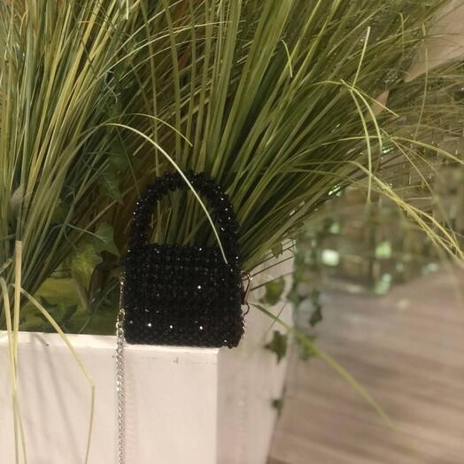 Bolsa de Miçangas Beaded Bag PANTERA