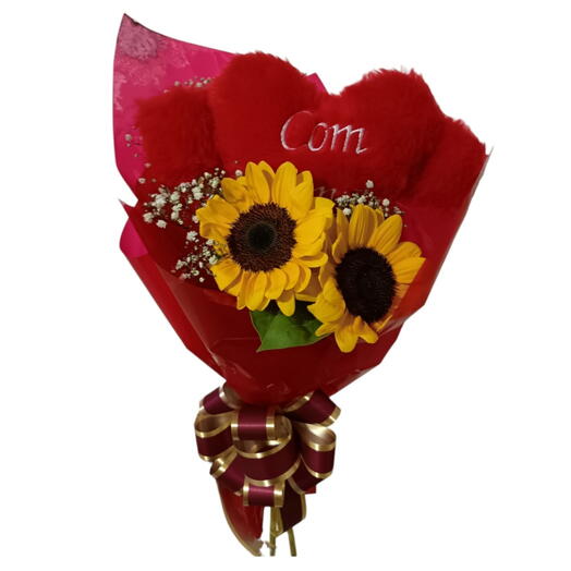 Buque Girassol com Pelucia