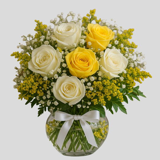 Arranjo Luxuoso com Rosas