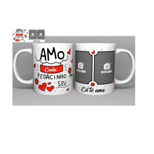 Caneca Casal 1 Personalizada Com Nome ou Foto - varios modelos a sua escolha