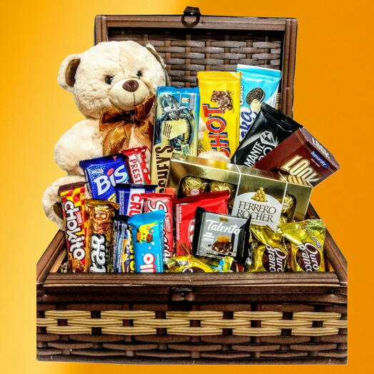 Cesta Paixão por Chocolate