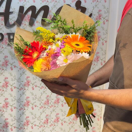Buquê de Flores do Campo - Encanto Natural